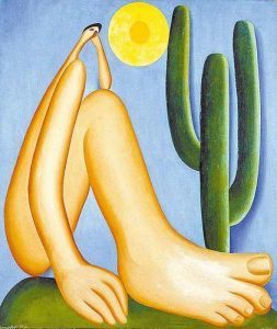 Quadro Abaporu de Tarsila do Amaral